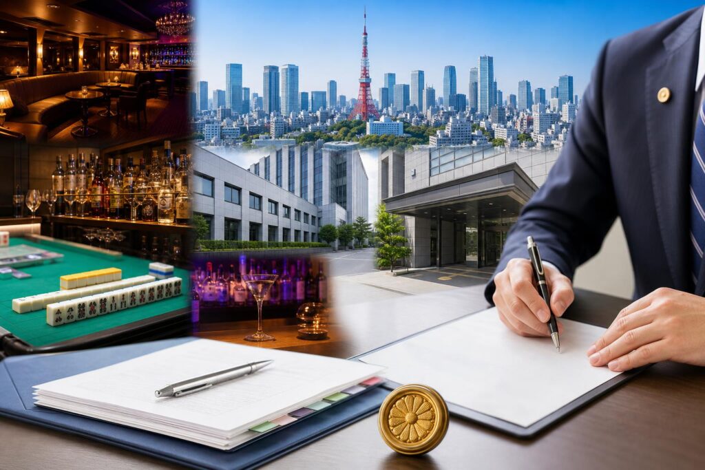 風営法の許可が必要な営業とは？業種別の手続きと申請の流れを東京の専門家が解説